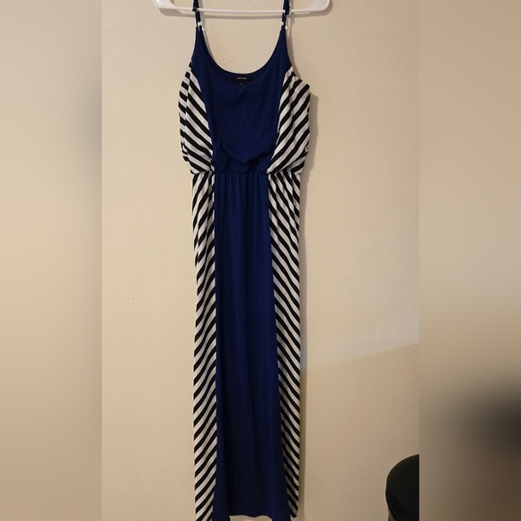 Espresso Dresses & Skirts - 💥💥Blue and Black Striped Maxi Dress